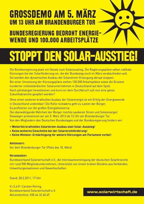 Aufruf Grodemo Berlin