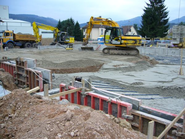 Aufschtten Erdkollektor