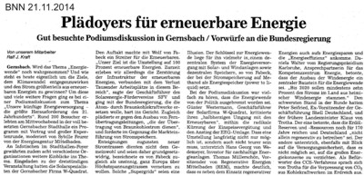 Podiumsdiskussion Bild 1