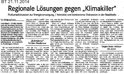 Podiumsdiskussion Bild 1