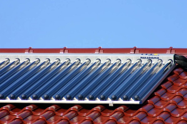 Solarthermie Rhren-Vakuum-Kollektor